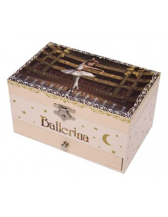 MUSIC BOX BALLERINA BROWN...