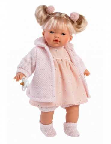 DOLL CRYING  BLONDE PINK CLO